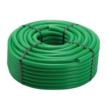 Tubo corrugato verde con...